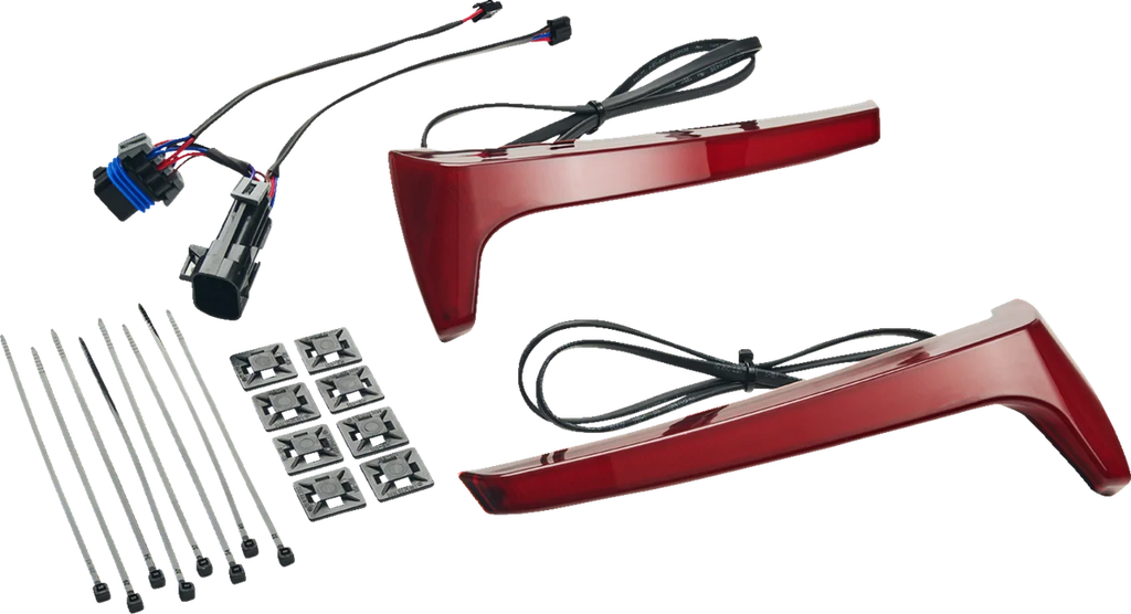 Ciro Saddlebag Light - Red Lens - Indian 4R010 - Main Product View