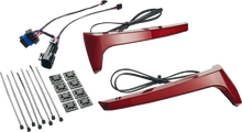 Load image into Gallery viewer, Ciro Saddlebag Lights - Smoke Lens - Red Turn Signal - Indian 4R100 - Side View