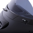 Load image into Gallery viewer, Ciro Screw Caps - Windshield - Black/Chrome 10111 - Side View