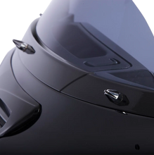 Load image into Gallery viewer, Ciro Screw Caps - Windshield - Black/Chrome 10111 - Side View