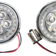 Load image into Gallery viewer, Ciro Signal Insert - Chrome/Red 45501 - Main Product View