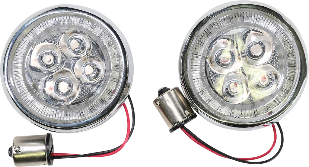 Ciro Signal Insert - Chrome/Red 45501 - Main Product View