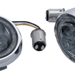 Load image into Gallery viewer, Ciro Signal Insert - Front - Chrome - Smoke 45600 - Main Product View