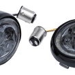 Load image into Gallery viewer, Ciro Signal Insert - Front - Chrome - Smoke 45600 - Detail View
