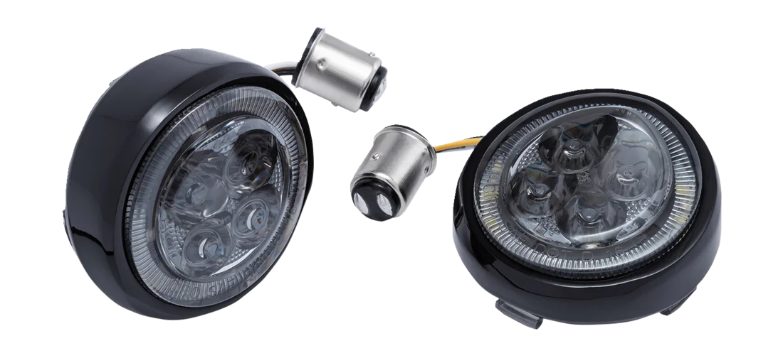 Ciro Signal Insert - Front - Chrome - Smoke 45600 - Detail View