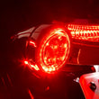 Load image into Gallery viewer, Ciro Signal Insert - Rear - Chrome - Red 45700 - Back View