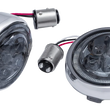 Load image into Gallery viewer, Ciro Signal Insert - Rear - Chrome - Smoke 45601 - Main Product View