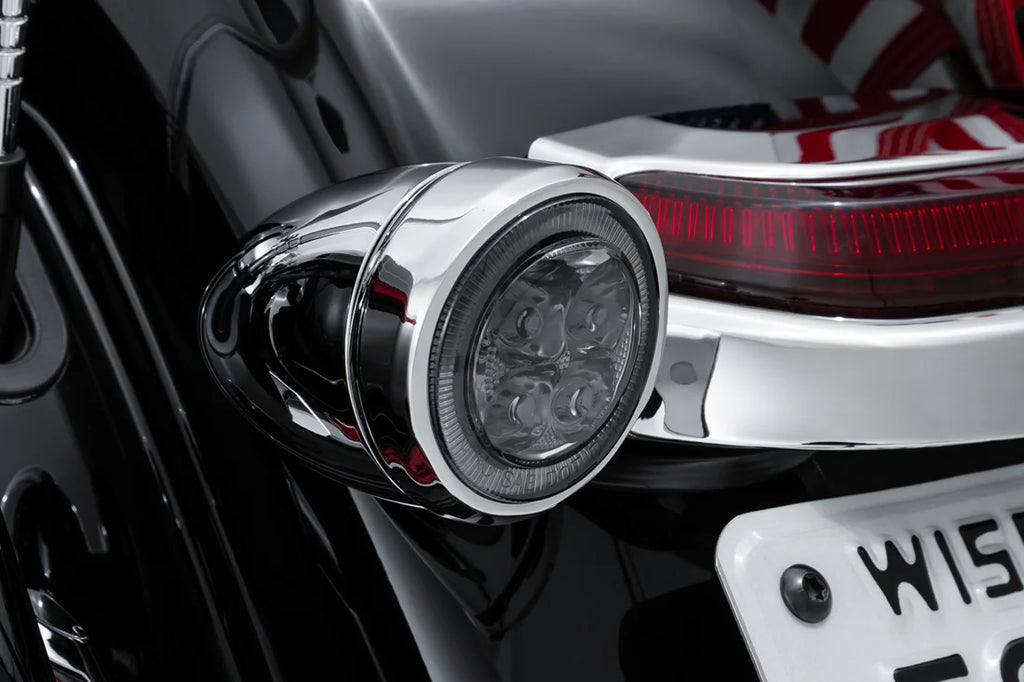 Ciro Signal Insert - Rear - Chrome - Smoke 45601 - Side View