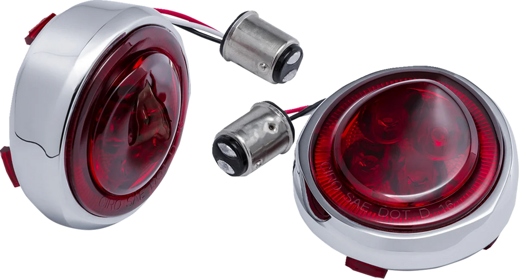 Ciro Signal Insert - Rear - Chrome - Smoke 45601 - Installation View