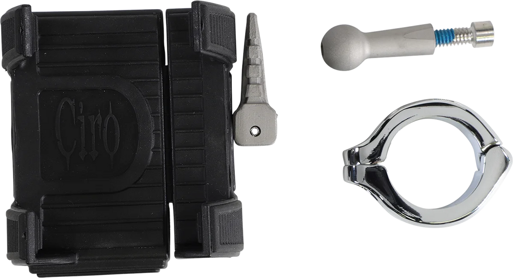 Ciro Smartphone/GPS Holder - without Charger - Chrome 50314 - Main Product View