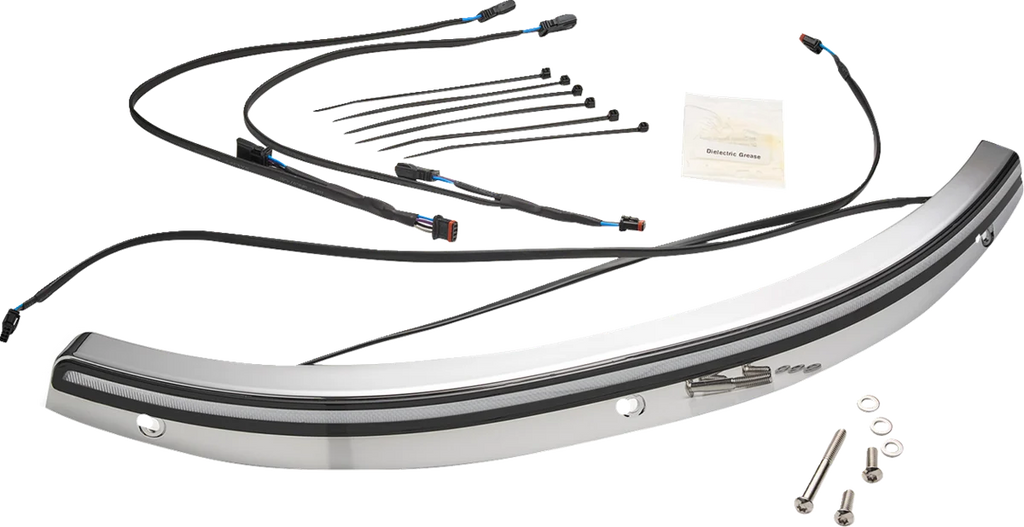 Ciro Solaire LED Windshield Trim - Chrome 12000 - Main Product View