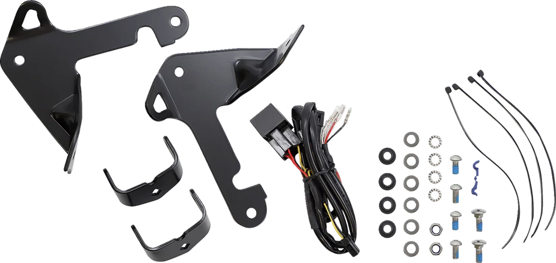 Ciro Spotlight w/ Bracket Mount - Black 45009 - Side View