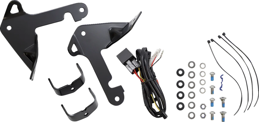 Ciro Spotlight w/ Bracket Mount - Black 45009 - Side View
