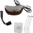 Load image into Gallery viewer, Ciro Taillight - Red - Chrome 40173 - Main Product View
