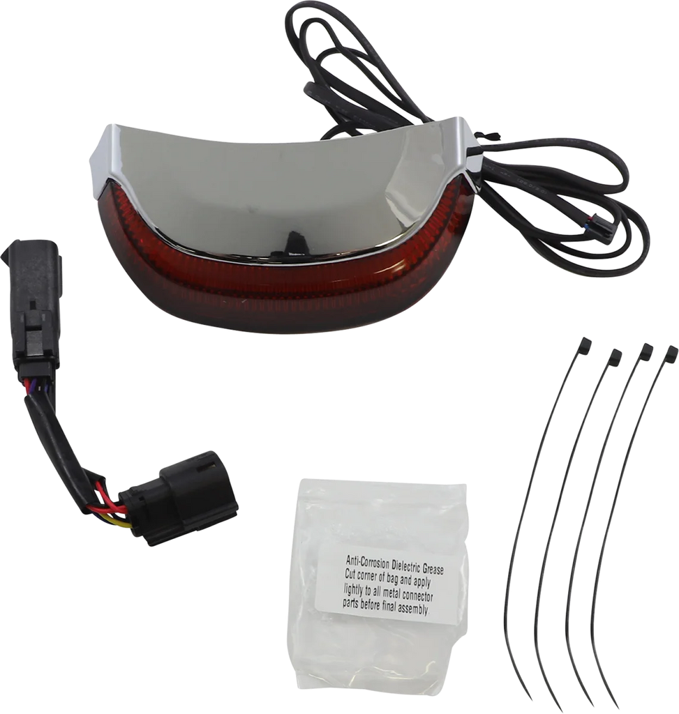 Ciro Taillight - Red - Chrome 40173 - Main Product View