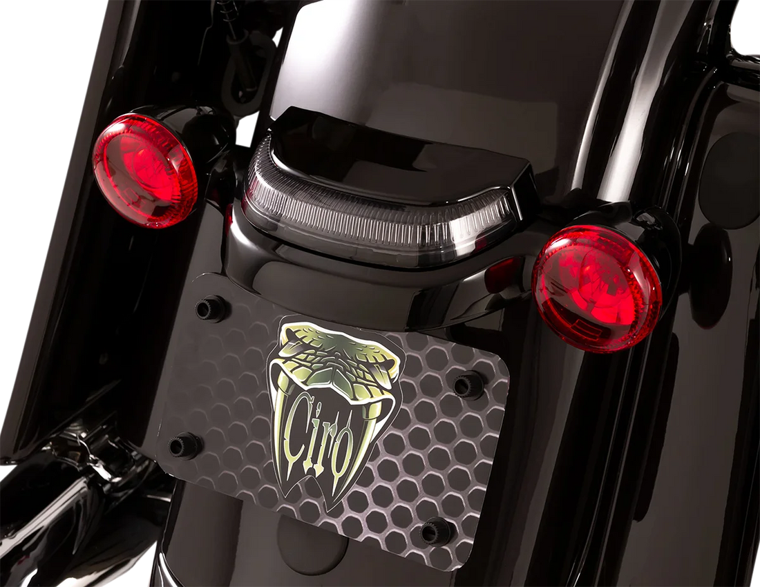 Ciro Taillight - Smoke - Black 40154 - Side View