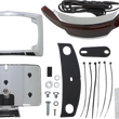 Load image into Gallery viewer, Ciro Taillight/License Plate Frame - Chrome - Red Lens 40253 - Main Product View