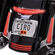 Load image into Gallery viewer, Ciro Taillight/License Plate Frame - Chrome - Smoke Lens 40254 - Side View