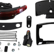Load image into Gallery viewer, Ciro Taillight/License Plate Frame - Chrome - Smoke Lens 40254 - Detail View