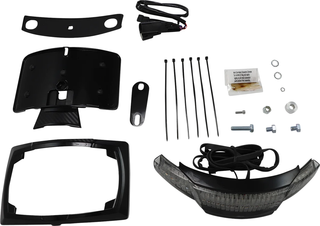 Ciro Taillight/License Plate Holder - Black 40052 - Main Product View
