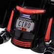 Load image into Gallery viewer, Ciro Taillight/License Plate Holder - Black 40052 - Side View