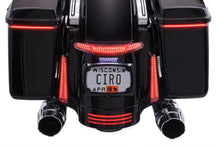 Load image into Gallery viewer, Ciro Taillight/License Plate Holder - Black 40052 - Back View