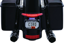 Load image into Gallery viewer, Ciro Taillight/License Plate Holder - Black 40052 - Installation View