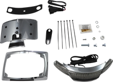 Load image into Gallery viewer, Ciro Taillight/License Plate Holder - Chrome 40051 - Main Product View