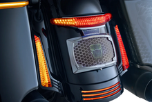 Load image into Gallery viewer, Ciro Taillight/License Plate Holder - Light Smoke Lens - Chrome 40353 - Side View