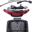 Load image into Gallery viewer, Ciro Taillight/License Plate Holder - Red Lens - Black 40374 - Main Product View
