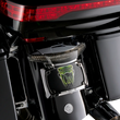 Load image into Gallery viewer, Ciro Taillight/License Plate Mount - Smoke Lens - Chrome 40453 - Side View