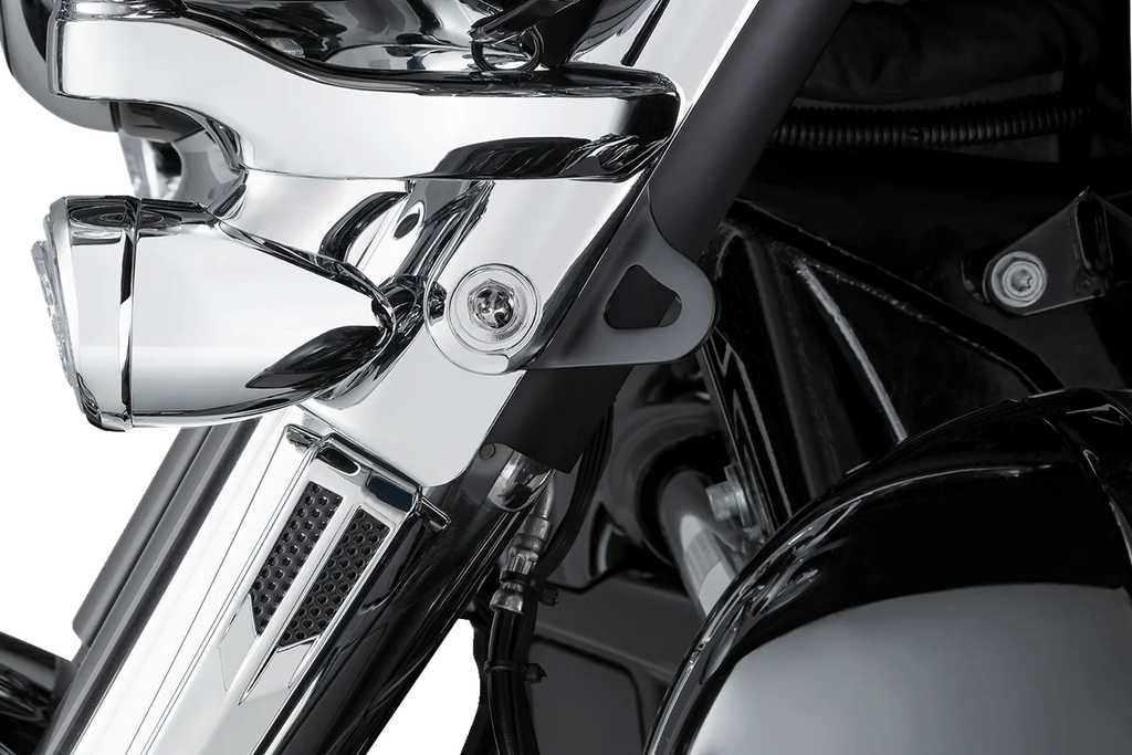 Ciro Tie-Down Brackets - Black 66001 - Side View