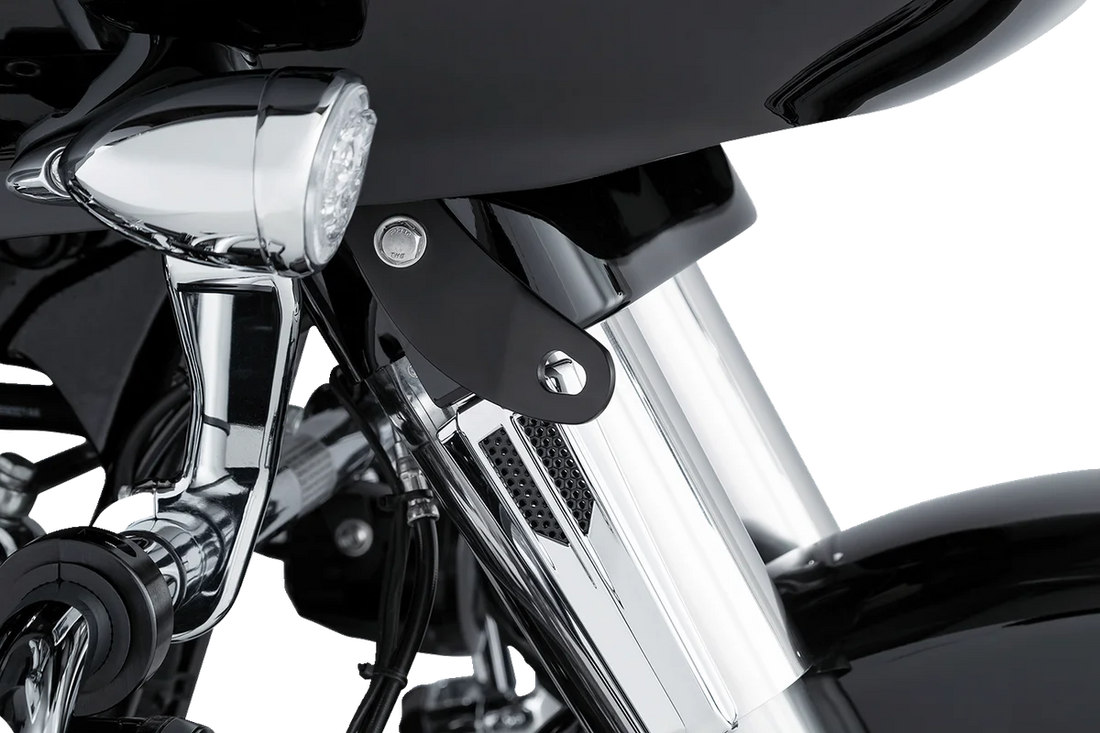 Ciro Tie-Down Brackets - Black 66101 - Side View