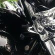 Load image into Gallery viewer, Ciro Tie-Down Brackets - Chrome 66000 - Back View