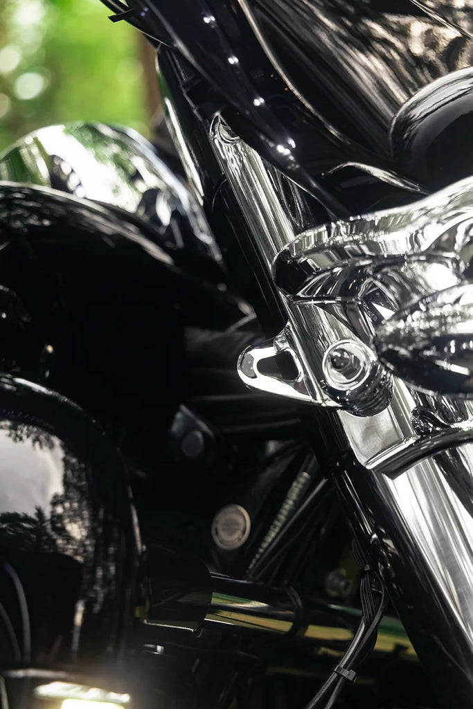 Ciro Tie-Down Brackets - Chrome 66000 - Back View