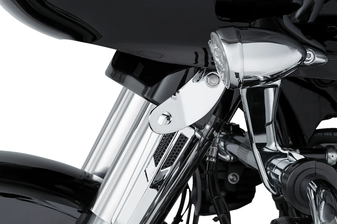 Ciro Tie-Down Brackets - Chrome 66100 - Back View