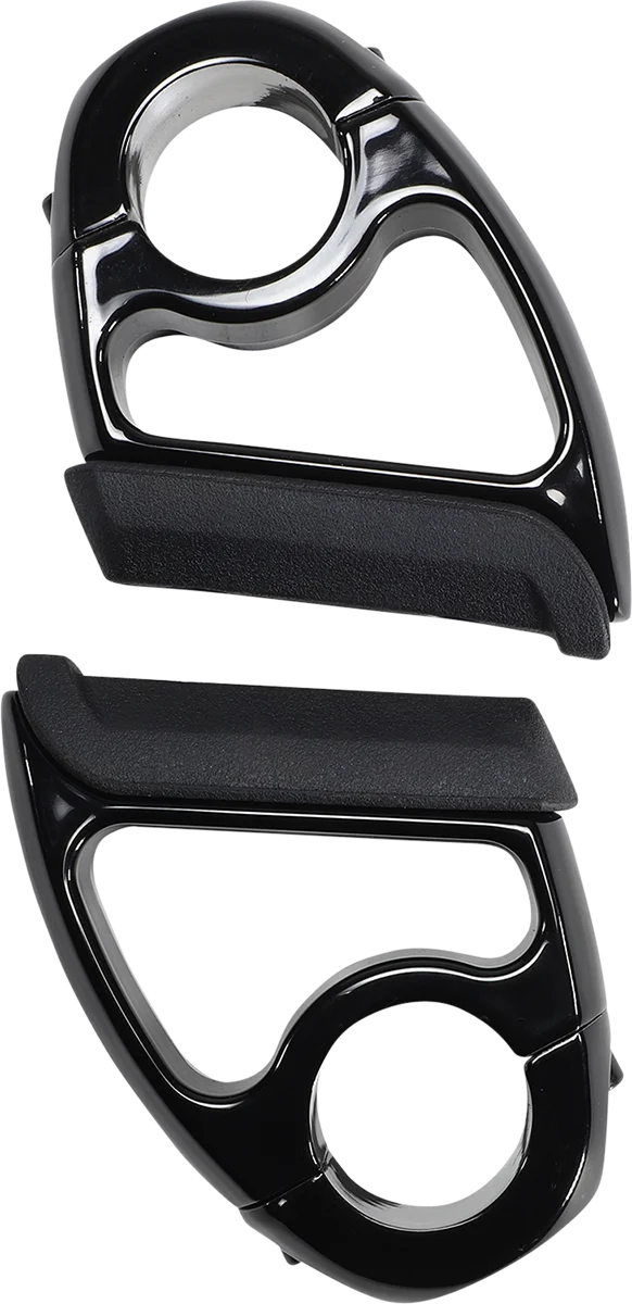 Ciro Toe Rest - 1-1/4" - Black 60420 - Side View