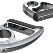 Load image into Gallery viewer, Ciro Toe Rest - 1-1/4" - Chrome 60400 - Side View