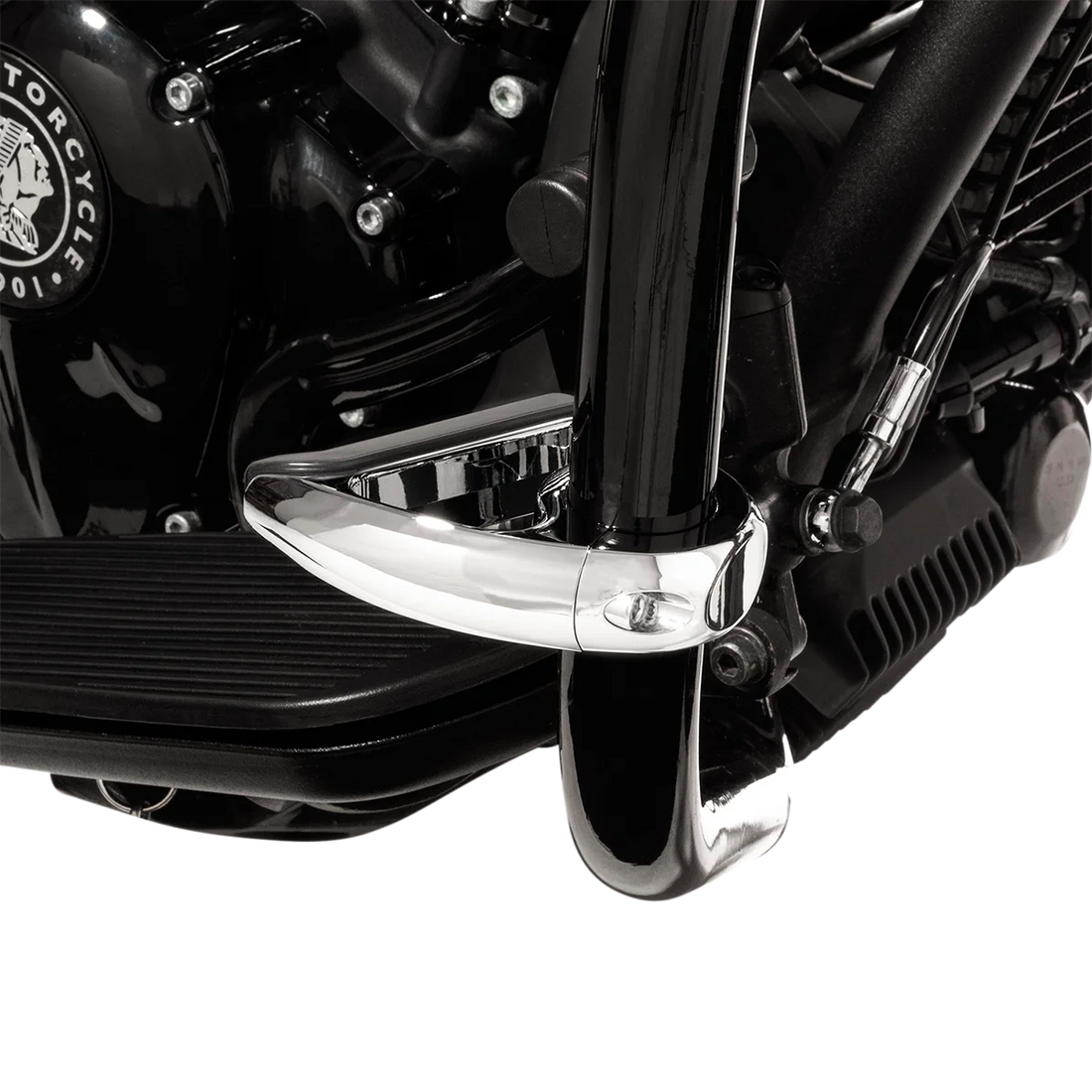 Ciro Toe Rest - 1-1/4" - Chrome 60400 - Back View
