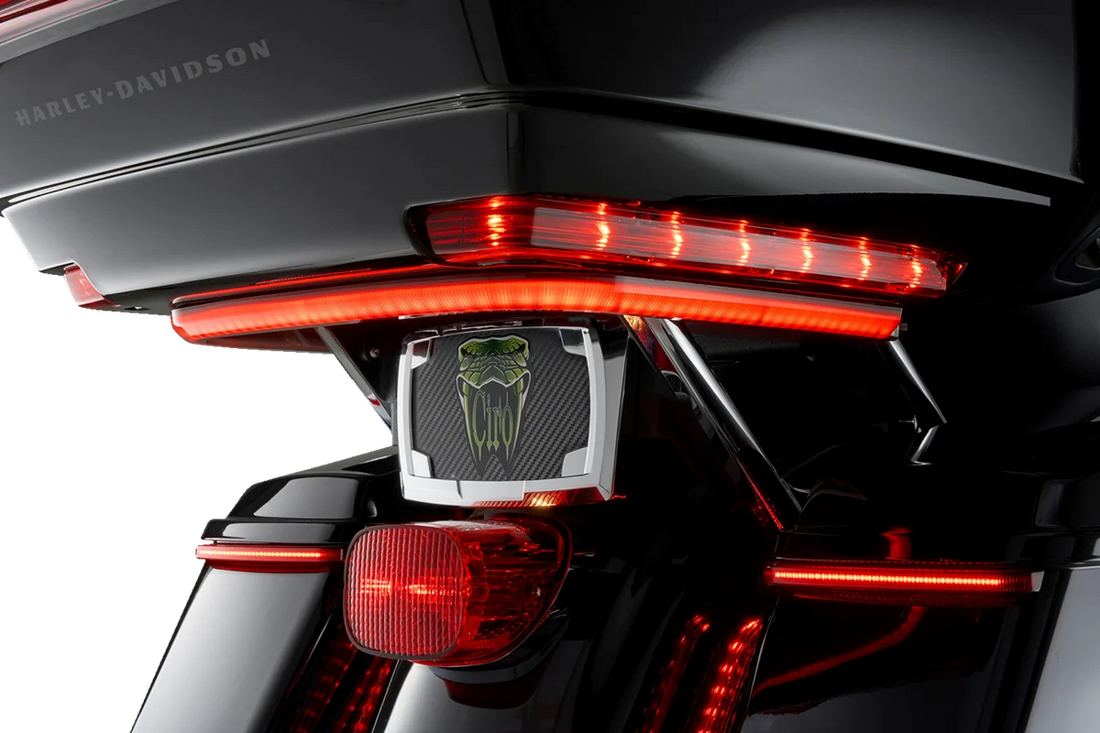 Ciro Tour-Pak Taillight - Light Smoke Lens 40160 - Side View