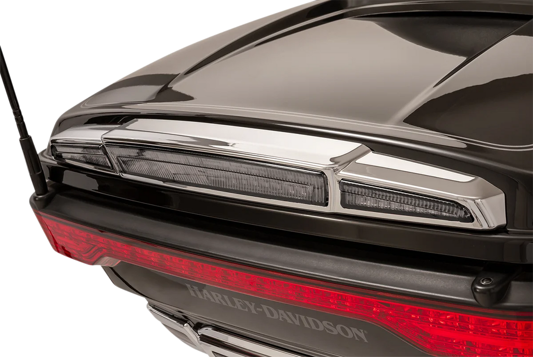 Ciro Trunk Light/Taillight - Chrome - Smoke 40104 - Back View