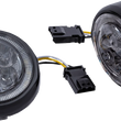 Load image into Gallery viewer, Ciro Turn Signal Insert - Front - Black/Smoke 45623 - Main Product View