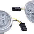 Load image into Gallery viewer, Ciro Turn Signal Insert - Front - Chrome/Clear 45403 - Main Product View