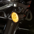 Load image into Gallery viewer, Ciro Turn Signal Insert - Front - Chrome/Clear 45403 - Side View