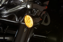 Load image into Gallery viewer, Ciro Turn Signal Insert - Front - Chrome/Clear 45403 - Side View