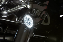 Load image into Gallery viewer, Ciro Turn Signal Insert - Front - Chrome/Clear 45403 - Back View