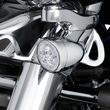 Load image into Gallery viewer, Ciro Turn Signal Insert - Front - Chrome/Clear 45403 - Installation View