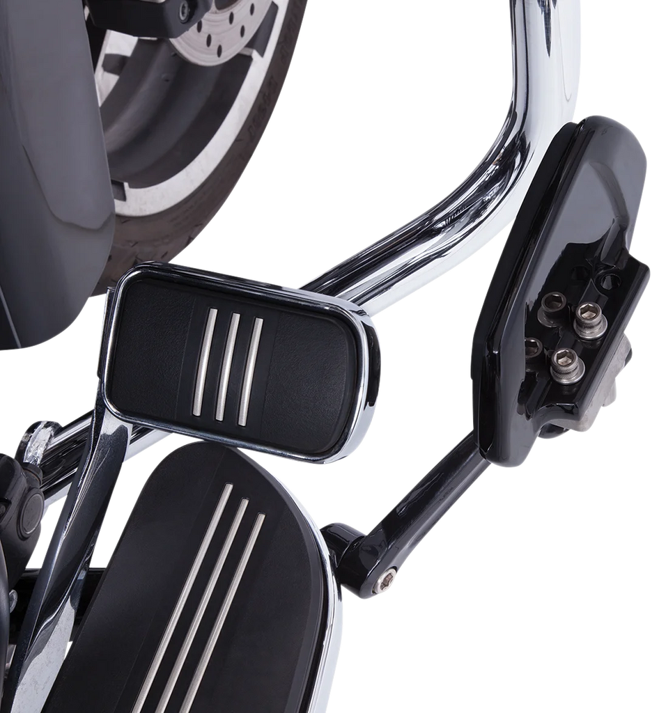 Ciro Twin Rail Board - With Adapter - Black 60221 - Side View