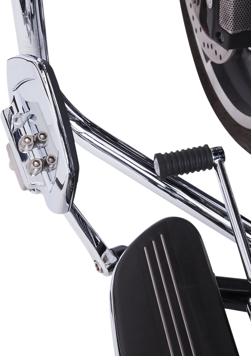 Ciro Twin Rail Board - With Adapter - Chrome 60201 - Side View