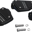 Load image into Gallery viewer, Ciro Twin Rail Footpeg - Black - Softail 61427 - Main Product View